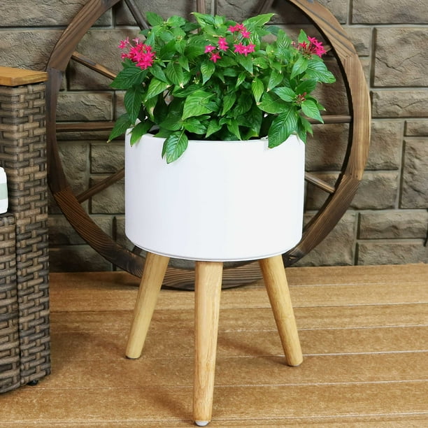 70,92 Illuminated Round High Flower Pot Indoor Outdoor Insert Plastic h43 70,92 Illuminated Round High Flower Pot Indoor Outdoor Insert Plastic h43